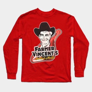 Farmer Vincent's Smoked Meat -- Motel Hell Fan Art Long Sleeve T-Shirt